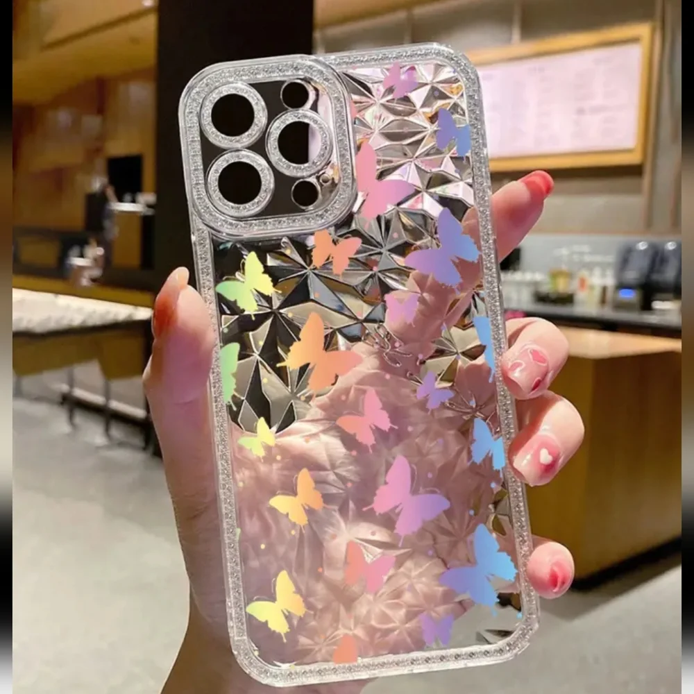 Brand new Apple IPhone 14 ProMax multi color butterflies pattern phone case